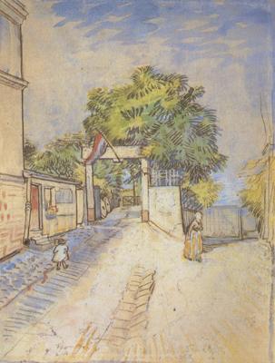 Vincent Van Gogh The Entrance of a Belvedere (nn04) oil painting picture